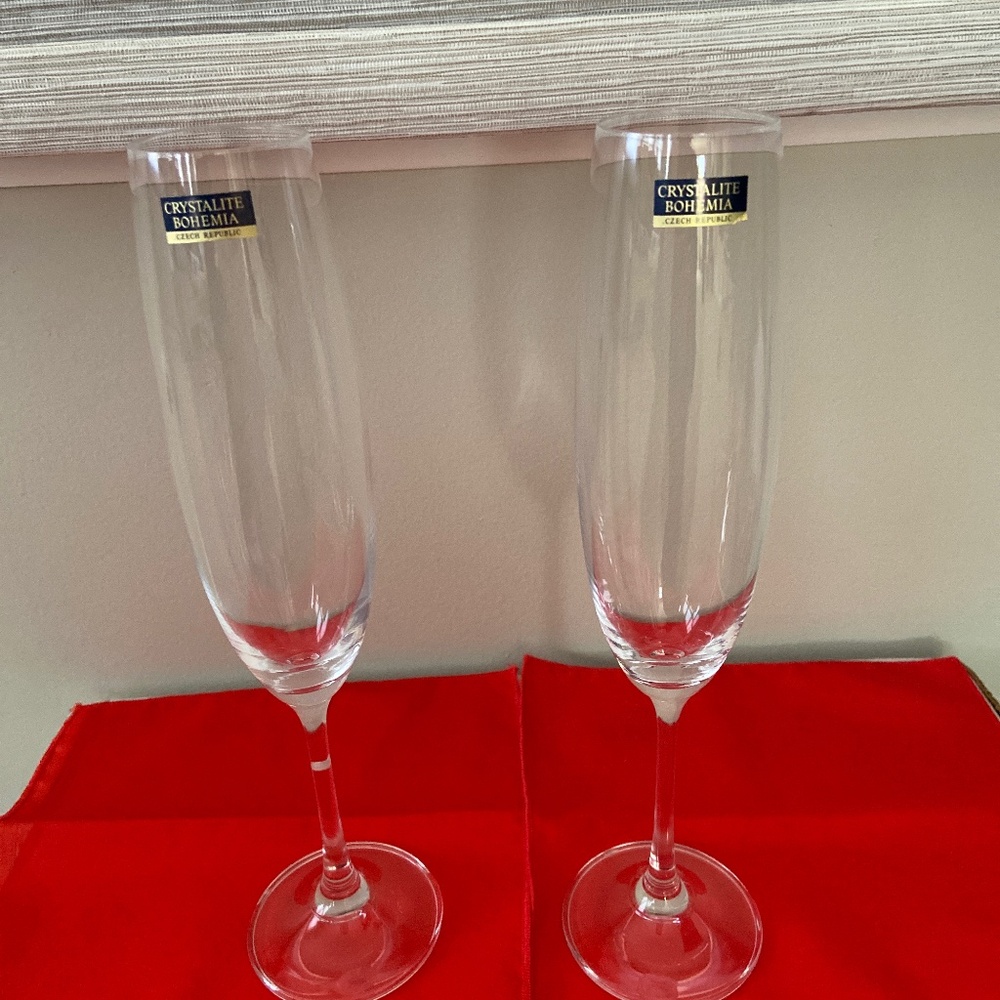 New Crystalite Bohemia Glasses